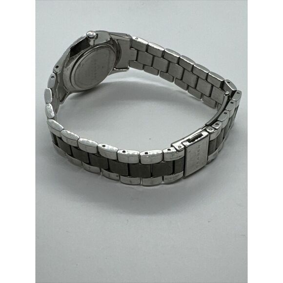 Skagen 347SSMX Women\'s Stainless Steel Analog Black Dial Quartz Watch JNA770